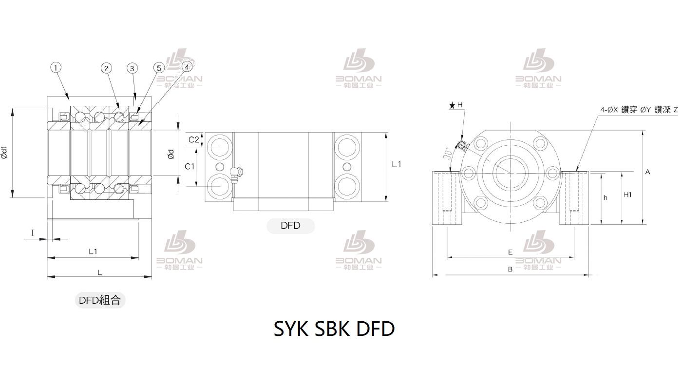 SYK BK15 syk品牌丝杆支撑座生产厂家